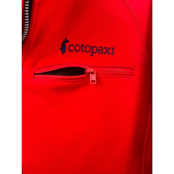 Cotopaxi Women's Red Solid Stretch Long Sleeve Full Zip Jacket Size Medium - Picture 4 of 9